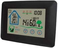 Denver WS-520, Juodas, Higrometras patalpoms, Termometras patalpoms, Lauko higrometras, Lauko termometras, Higrometras, Termometras, 20–90 %, 20–90 %, 0–50 °C