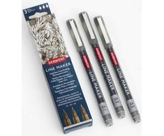Derwent Line Maker Graphite pilkas 3 stk. (0,1 0,3 0,5)