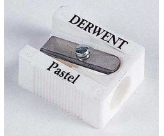 MGA Derwent Pastel/charcoal pencil sharpener plast. Special spidser til pastel/kul blyanter