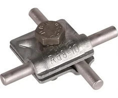 DESITEK MV-CLAMP neapdorotam plienui Kryžminis spaustukas vielai jungti Ø 8-12MM