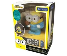 Lexibook – „Minions“ 3D žadintuvas su naktine šviesa (RL800DES)