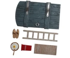 Kalėdinė dekoracija Party Deco Det Gamle Apotek nykštukų durų rinkinys, aukštis 18 cm, plotis 9 cm, 6 vnt./dėž., įvairiaspalvė (21001840)