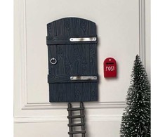 Dekoracja świąteczna Party Deco Det Gamle Apotek Gnome door set, h 18cm, w 9cm 6pcs/box, multicolor (21001840)