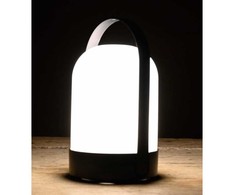 Lampa stołowa Dąstal Det Gamle Apotek Table lamp with 2 LED, h 22cm, w 14cm, d 13cm, juodas, 3xaa (excl) (23884025)