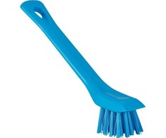 Vikan Detail brush, , 15cm, mėlynas, polyester/PP/stainless steel, with scraper edge (39513)