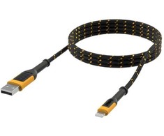 Kabelis USB Dewalt USB-A to Lightning cable 1.8m Kevlar reinforced (2459510)