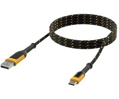 USB kabelis Dewalt USB-A - USB-C 1,2 m juodas (DXMA131-1361-DWG)