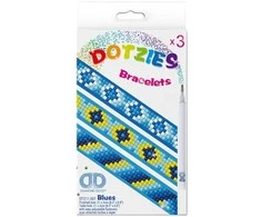 Diamond Dotz Apyrankė, 3 vnt., mėlynai mėlyna
