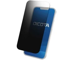 DICOTA privatumo filtras 4 krypčių, 15,4 cm (6,06 colio), išmanusis telefonas, berėmės ekrano privatumo filtras, apsaugantis nuo mėlynos spalvos, apsaugantis nuo pirštų atspaudų, apsaugantis nuo atspindžių, privatumas, 40 g