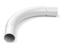 DIETZEL 90 laipsnių alkūnė behalogeniam plastikiniam vamzdžiui 16 mm HFSB (5/8) balta