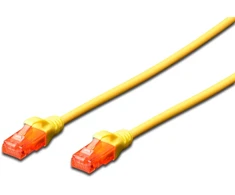 Digitus 1,5 m Cat6 U/UTP, 1,5 m, Cat6, U/UTP (UTP), RJ-45, RJ-45, Geltonas