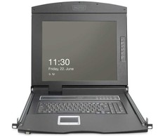 Konsolė KVM Digitus KVM TFT konsola KVM su klaviatūra