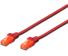 Digitus 20m Cat6 U/UTP, 20 m, Cat6, U/UTP (UTP), RJ-45, RJ-45, raudonas
