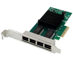 Assmann Electronic DIGITUS 4 Port RJ45 Intel I350 Server NIC