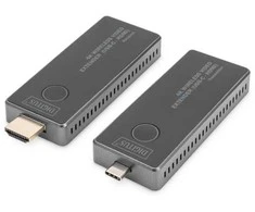Assmann Electronic DIGITUS 4K belaidžio AV plėtiklio rinkinys 30m USB-C – HDMI