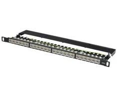 „Digitus Patch panel“ 19 "1U 24x RJ45 LSA cat.6 (DN-91624S- SL-SH)