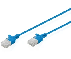 Digitus Kabelis krosowy CAT 6 U-UTP Slim, 0,3 m, juoda (DK-1618-003S-BL)