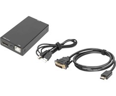 System przekazu sygnału AV Digitus DIGITUS DVI-Dongle für modulare KVM-Konsolen, RJ45 auf DVI
