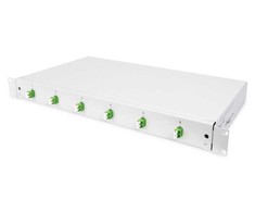 Digitus Digitus Fiber Optic Splice Box – 1U – Equipped – 6x LC APC DX – OS2