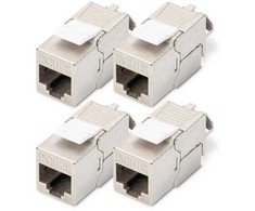 Digitus Digitus Módulo Keystone CAT 6A, revestido, sem ferramentas - 4 kst