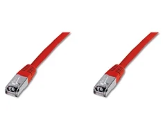 Digitus Digitus Komutacinis kabelis, FTP, CAT5E 7.0m kabelis sieciowy Raudona 7 m
