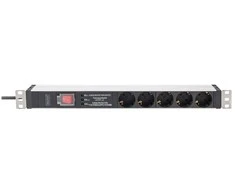 DIGITUS PDU 1HE 5x Schuko 16A Ausgnge 230V/16A juodas