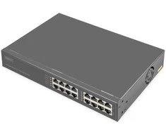 Šakotuvas „Digitus“ 8 prievadų Gigabit Ethernet PoE purkštukas, 802.3bt, 250 W | DN-95118
