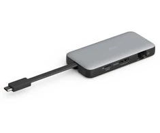 „Digitus Doko“ kelioninė stotelė USB-C 7 prievadų, maks. 4K/60Hz su HDR, HDMI, USB-A 3.2 Gen1, gigabito Ethernet, SD/Micro SD, PD 100W