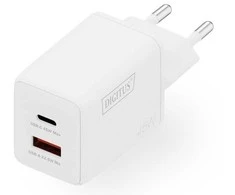 Digitus USB GaN Charger 45W, 1x USB-C, 1x USB-A | DA-10302
