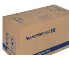 Dinkhauser Kartonagen Vertrieb Transportavimo dėžė TidyPac, aukštis x plotis x gylis 355 x 350 x 680 mm