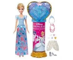 Mattel DISNEY PRINCESS JEWEL REVEAL Pelenės siurprizas (JHL50)