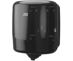 Dozatorius Tork Reflex™ M4 Centrinio padavimo dozatorius vieno lapo rankšluosčių ritinėliams, juodas