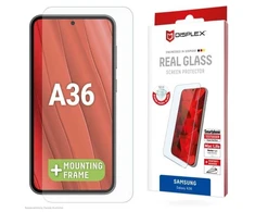 Displex Ekrano apsauga (10H) skirtas Samsung Galaxy A36, Eco montavimo rėmelis, atsparus įbrėžimams, Samsung, Galaxy A36, sausas klijavimas, atsparus nešvarumams, atsparus smūgiams, atsparus įbrėžimams, permatomas, 1 vnt.