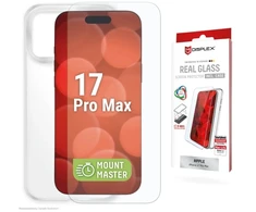 E.V.I. DISPLEX tikro stiklo „MountMaster“ + dėklas „iPhone 17 Pro Max“