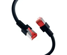 Efb Elektronik EFB Electronic ECOLAN jungiamasis kabelis RJ-45 (M) į RJ-45 (M), 30 m poros, metalinėje folijoje (PiMf), CAT 6 juodas (K5515.30)