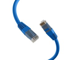 EFB Patchcord Cat.6, U/UTP, PVC, CCA, mėlynas, 10m (K8100BL.10)