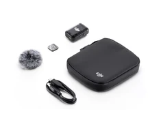Belaidis mikrofonas DJI Mic 2 v2.0 1TX, Juodas