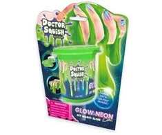 Doctor Squish Švytintys tamsoje ploni – žali 100 g