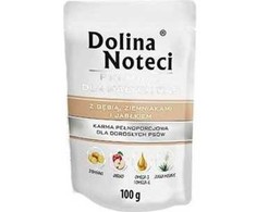 Dolina Noteci Premium Goose, bulvės ir obuolys - šlapias šunų maistas - 100 g