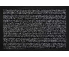 Durų kilimėlis Domoletti KSKHLG-041, antracito spalvos, 100 cm x 150 cm x 0,65 cm