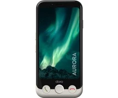 Doro Aurora 11, 11,4 cm (4,5"), 4 GB, 64 GB, 13 MP, „Android 14“, baltas