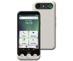 Doro Aurora 11, 11,4 cm (4,5"), 4 GB, 64 GB, 13 MP, „Android 14“, baltas