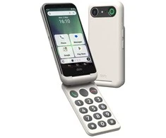 Doro Aurora 21, 11,4 cm (4,5"), 4 GB, 64 GB, 13 MP, „Android 14“, baltas