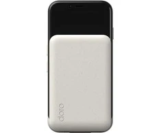 Doro Aurora 21, 11,4 cm (4,5"), 4 GB, 64 GB, 13 MP, „Android 14“, baltas