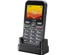 Doro Leva L11, Juostelinis, Viena SIM, 6,1 cm (2.4"), 2 MP, 1150 mAh, Grafito