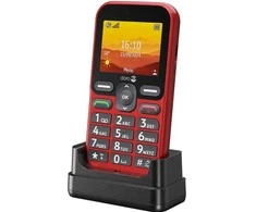 Mobilusis telefonas DORO LEVAL11, Raudonos spalvos