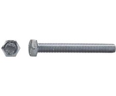 Dresselhaus 4001796162541, Varžtas, Cinkuotas metalas, M10, Pilnas sriegis, Šešiakampė galvutė, Metalinis