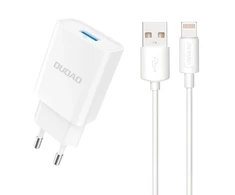 Dudao A4EU adapteris 10 W 1xUSB-A (pridedamas USB-A į Lightning kabelis)