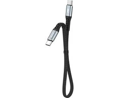 DUDAO L10C USB-C – 23 cm. – Skaitmeninis/Duomenų USB kabelis 0,23 m USB C juodas, pilkas
