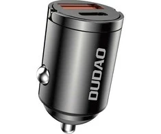 Ausinės Dudao R3MAX USB + USB-C 48W Billader Grå